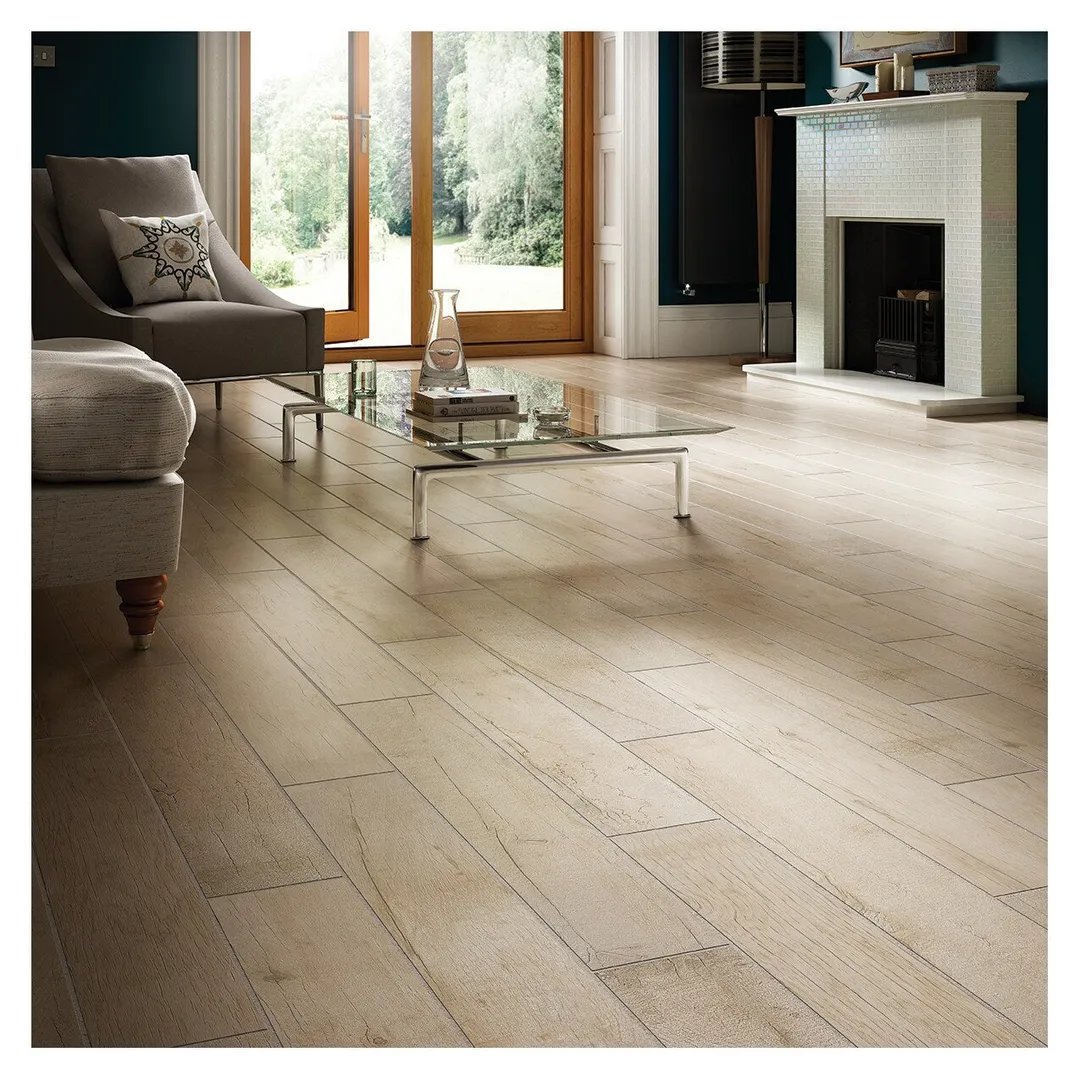 American Olean Historic Bridge Oak Wood-Look Porcelain Bullnose Trim Tile, 3 in x 18 in (Actual 2.93 in x 17.68 in), photo 5 of 6