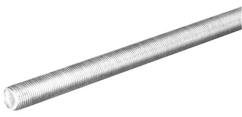 1/2 in. Diameter x 24 in. Length Galvanized Steel Threaded Rod