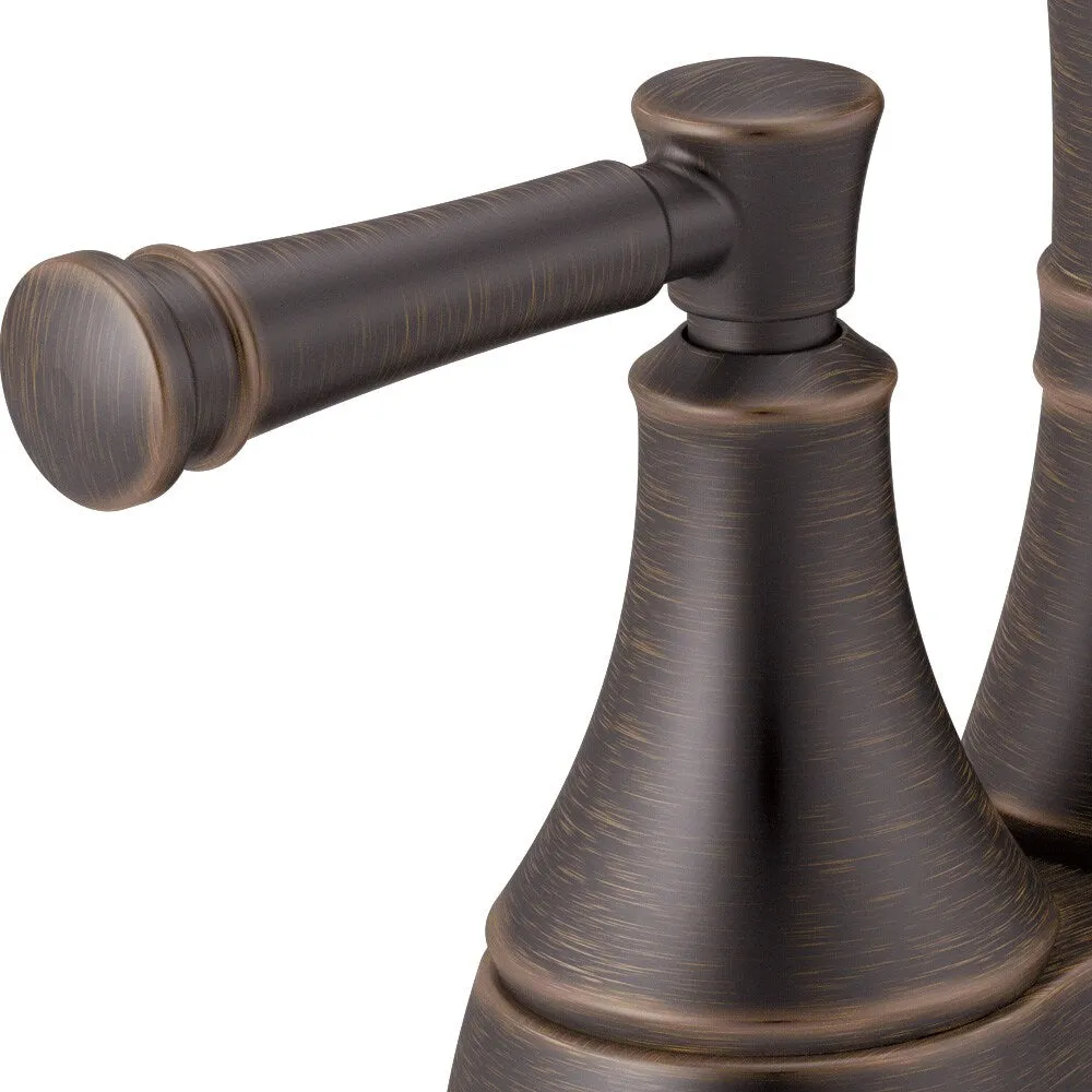 Delta Valdosta Venetian Bronze 2-Handle 4-in Centerset WaterSense Bathroom Sink Faucet with Drain, photo 2 of 5