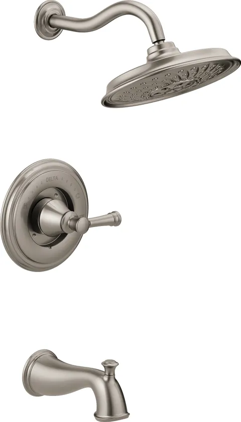 Valdosta SpotShield Brushed Nickel Tub & Shower Faucet with Valve