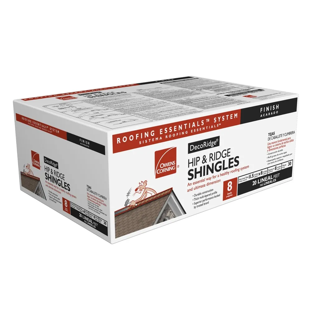Owens Corning DecoRidge 10 in. Desert Tan Hip & Ridge Asphalt Shingles (20 Linear Ft. per Bundle), photo 5 of 8