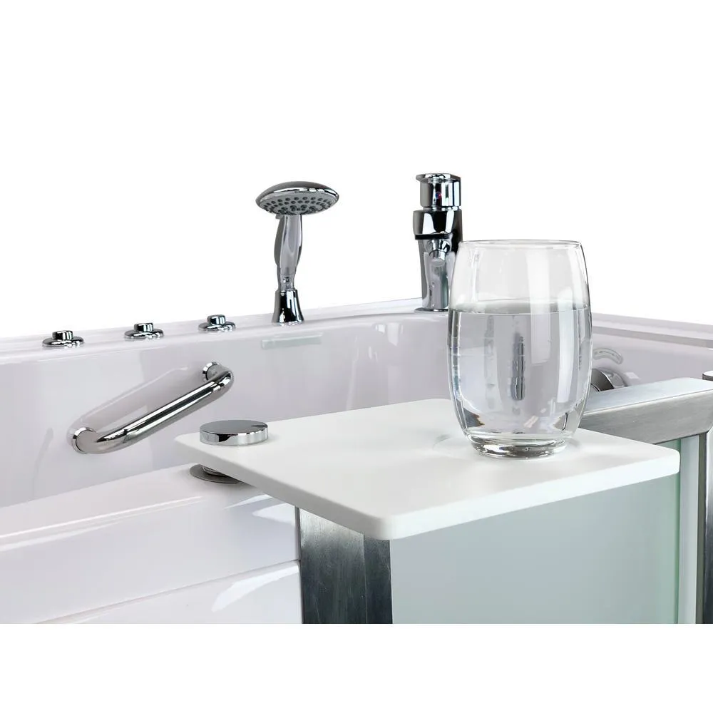 Ella Royal 52 in. Acrylic Walk-In Air Bath and Whirlpool Bathtub in White, RH Door, Fast Fill Faucet, Heated Seat, Dual Drain, photo 11 of 11
