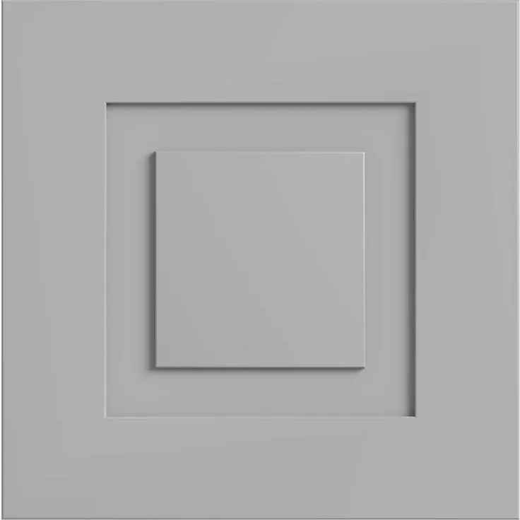 Home Decorators Collection Grayson 24 in. W x 24 in. D x 34.5 in. H Assembled Plywood Microwave Base Kitchen Cabinet in Pearl Gray with Soft Close, photo 2 of 6
