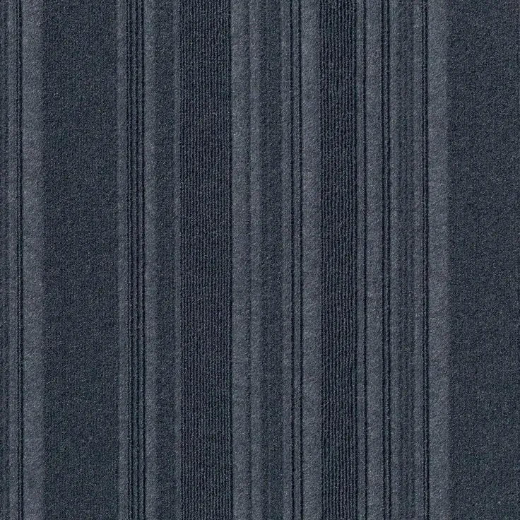 Foss Peel and Stick First Impressions Barcode Rib O. Blue 24 in. x 24 in. Commercial Carpet Tile (15 Tiles/Case), photo 3 of 11
