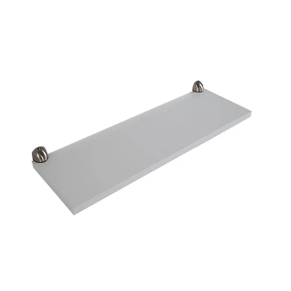 Benton Collection 30 in. W x 1 in. H x 10 in. D Floating Shelf in White, photo 3 of 5