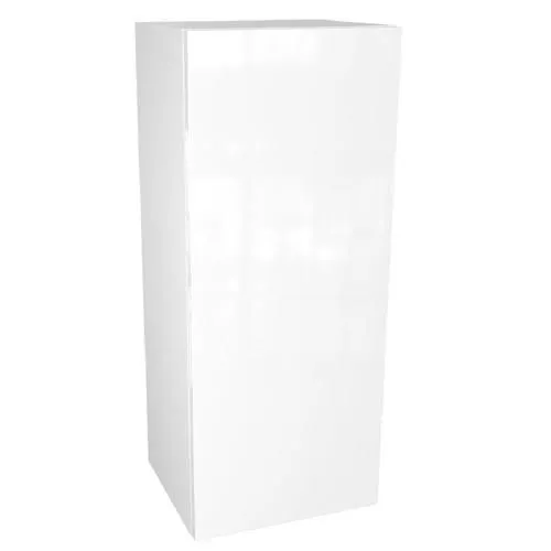 Cambridge 12-in W x 36-in H x 12-in D Glossy White Engineered Wood Door Wall Stock Cabinet, photo 7 of 9