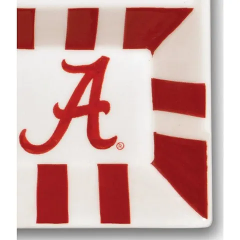 Alabama Ceramic 4 Section Tailgating Serving Platter