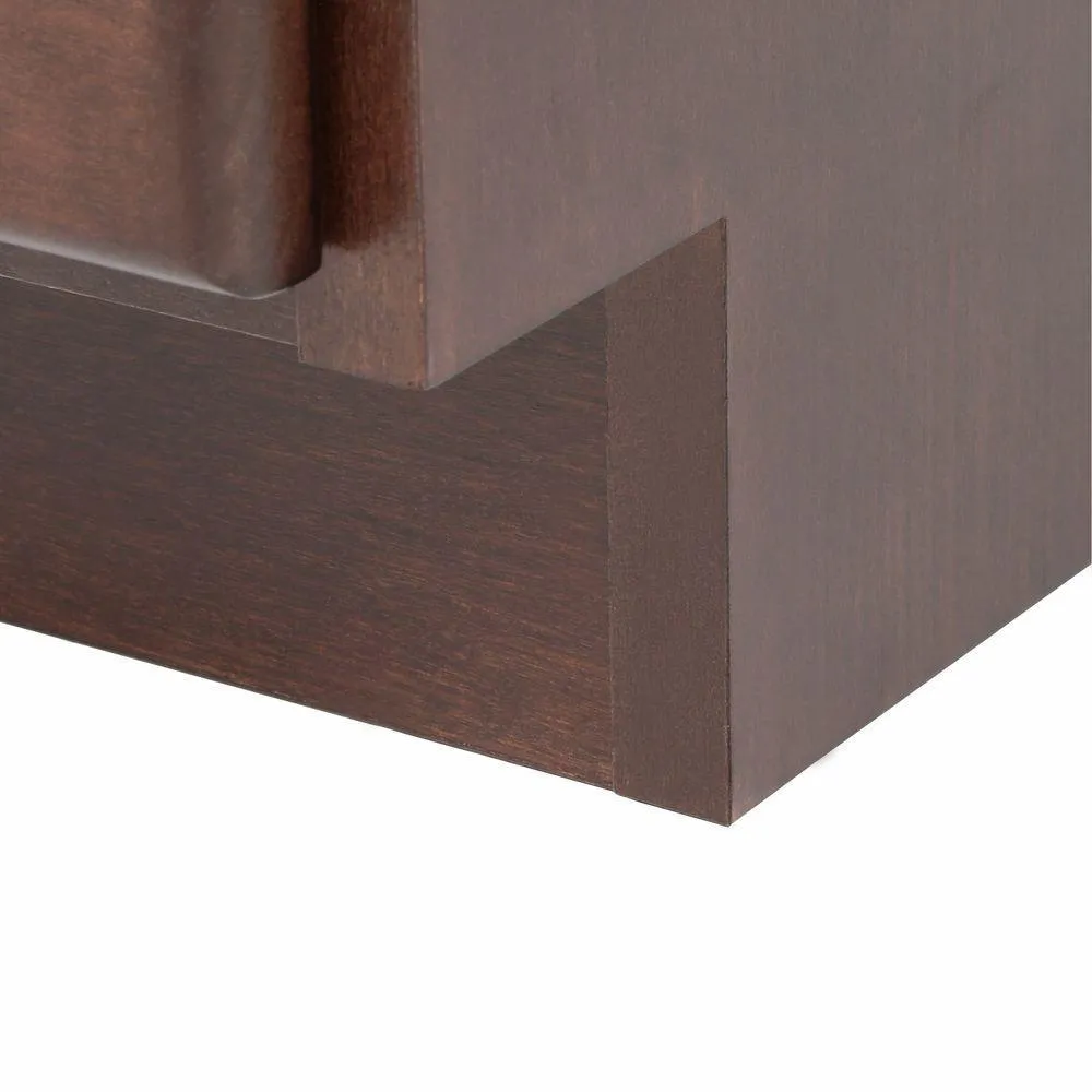 Ultraline 42 in. W x 21 in. D x 34.5 in. H Vanity Cabinet Only in Dark Alder, photo 6 of 41
