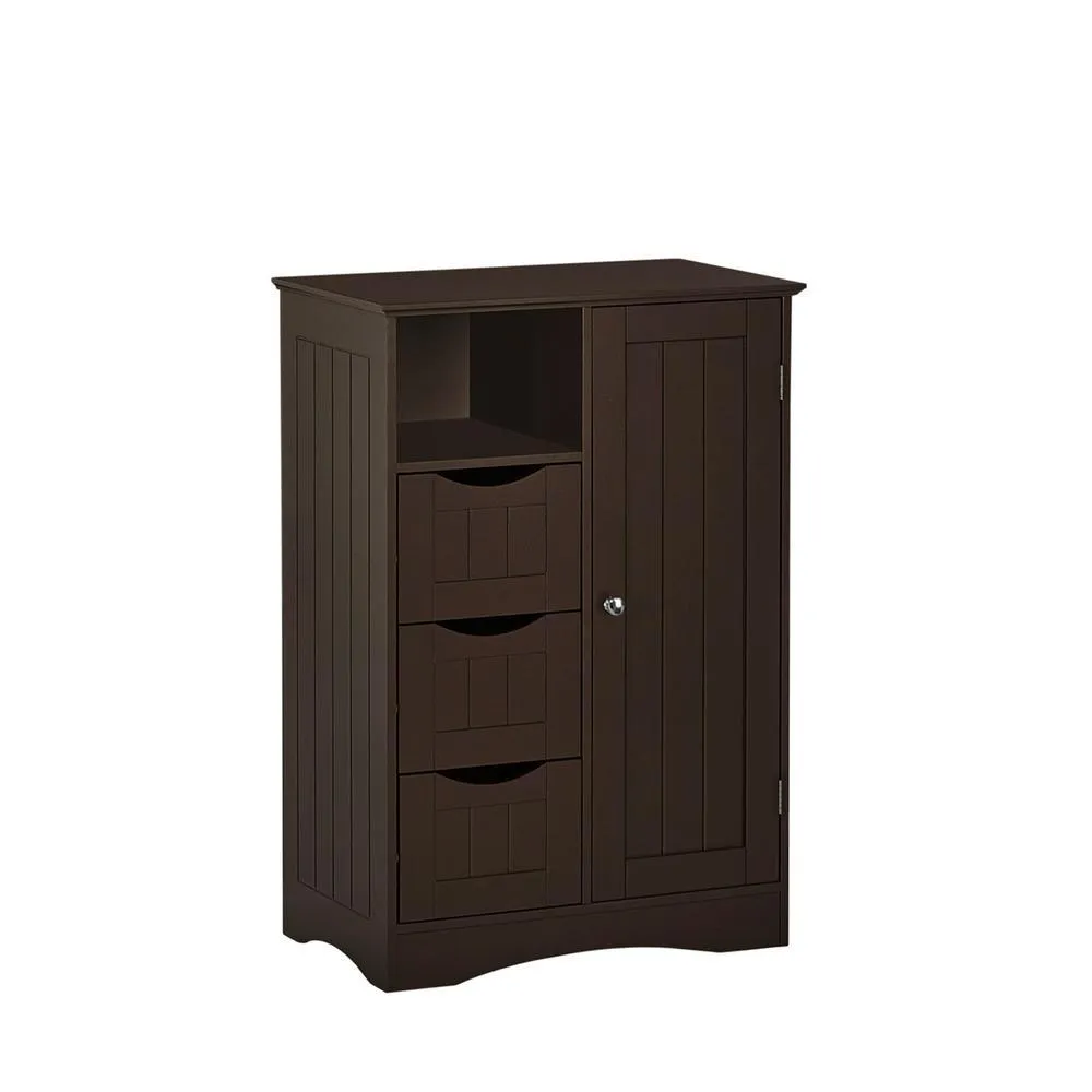 Ashland 22 in. W x 32 in. H Bathroom Linen Storage Floor Cabinet in Gray, photo 7 of 7