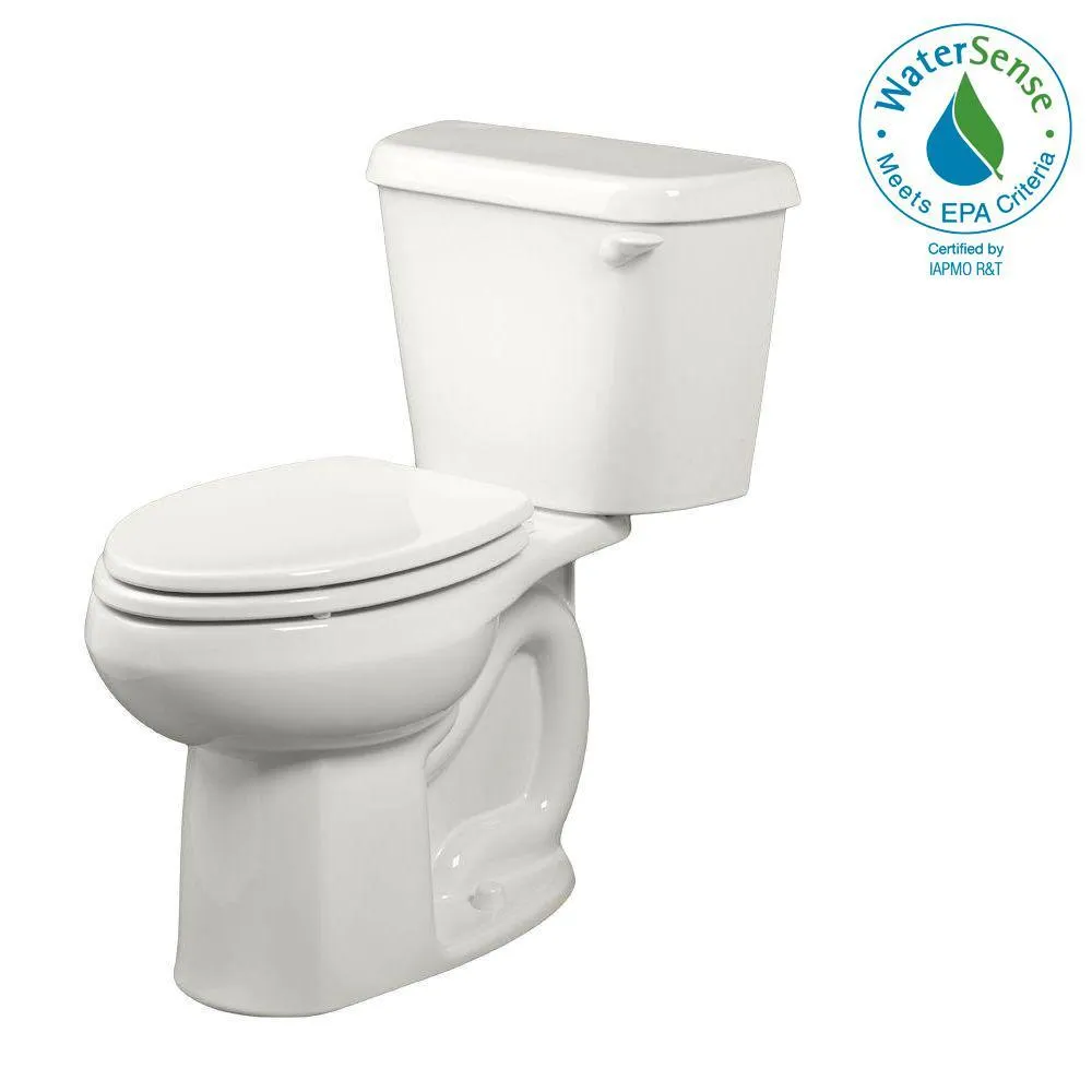 Colony 2-piece 1.28 GPF Tall Height Elongated Toilet in White with Right-Hand Trip Lever, Seat Not Included, photo 3 of 3
