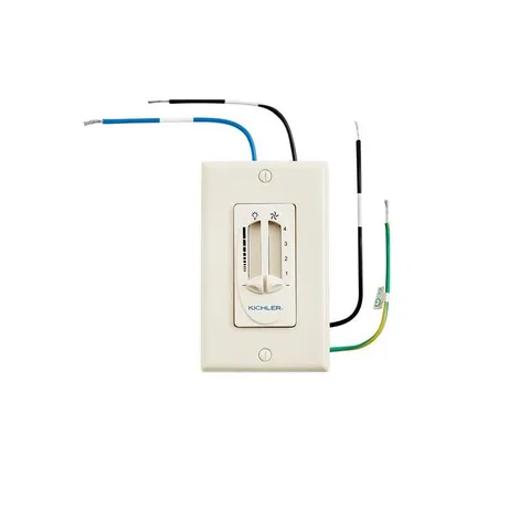 Independence 4-Speed Dual Slide Fan Switch Control, Light Almond