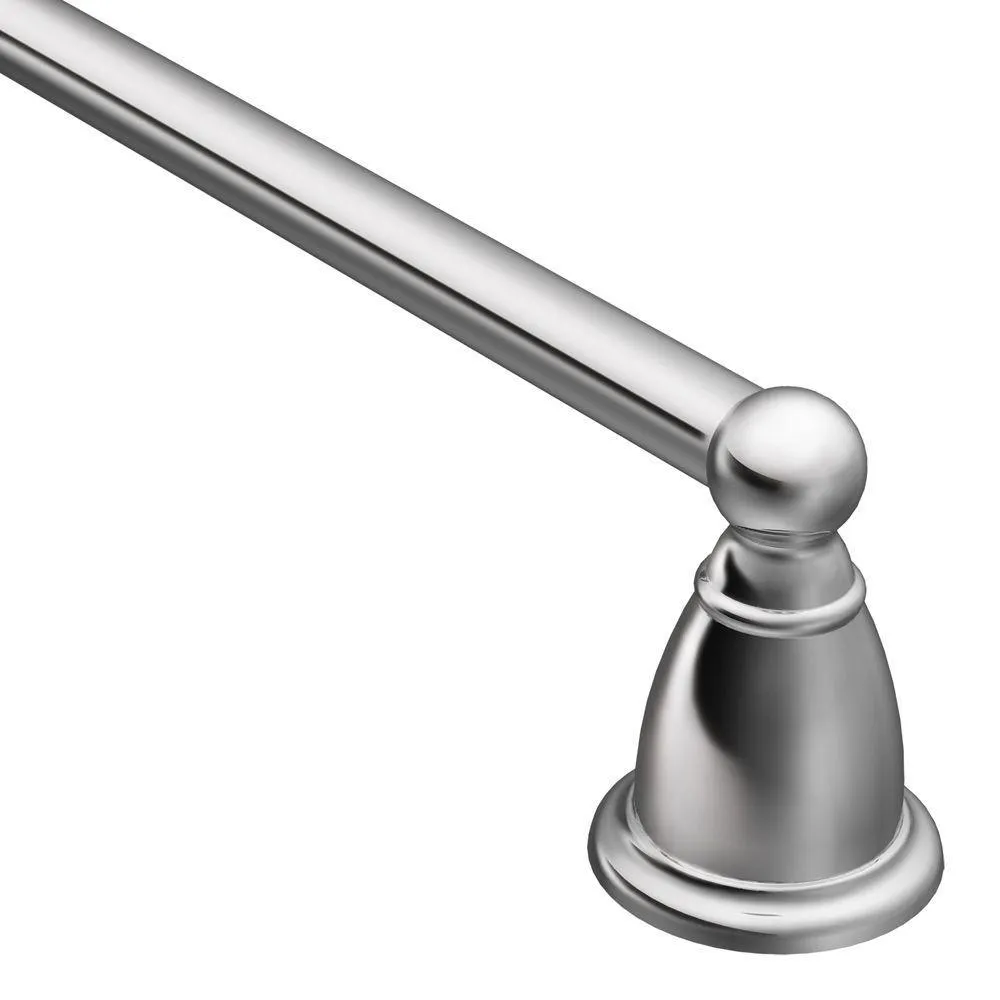 Brantford 18 in. Towel Bar in Brushed Nickel, photo 9 of 11