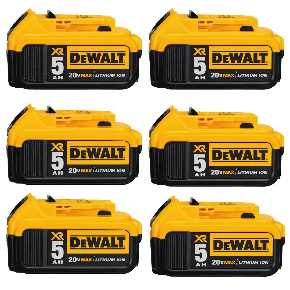 DEWALT 20-Volt MAX XR Premium Lithium-Ion 5.0Ah Battery Pack, photo 17 of 26