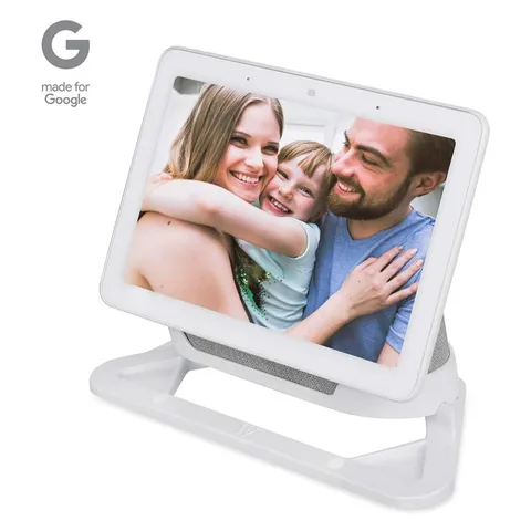 Official Made for Google Wasserstein Adjustable Stand Compatible with Google Nest Home Hub in Chalk