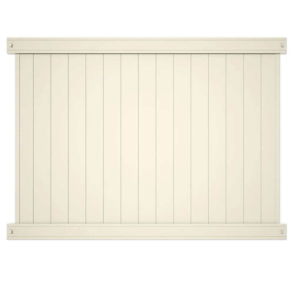 Pro- Series 6 ft. H x 6 ft. W Vinyl Woodbridge Privacy Fence Panel, photo 8 of 15