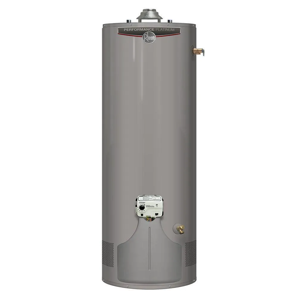 Performance Platinum 40 Gal. Tall 12 Year 38,000 BTU Ultra Low NOx (ULN) Natural Gas Water Heater with EcoNet WIFI, photo 3 of 7