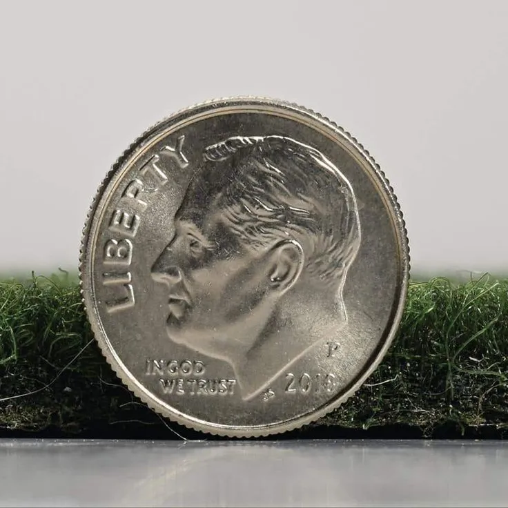 Foss Grizzly Grass - Rain Forest - Green 24 x 24 in. Peel and Stick Artificial Grass Carpet Tile Square (60 sq. ft.), photo 5 of 5