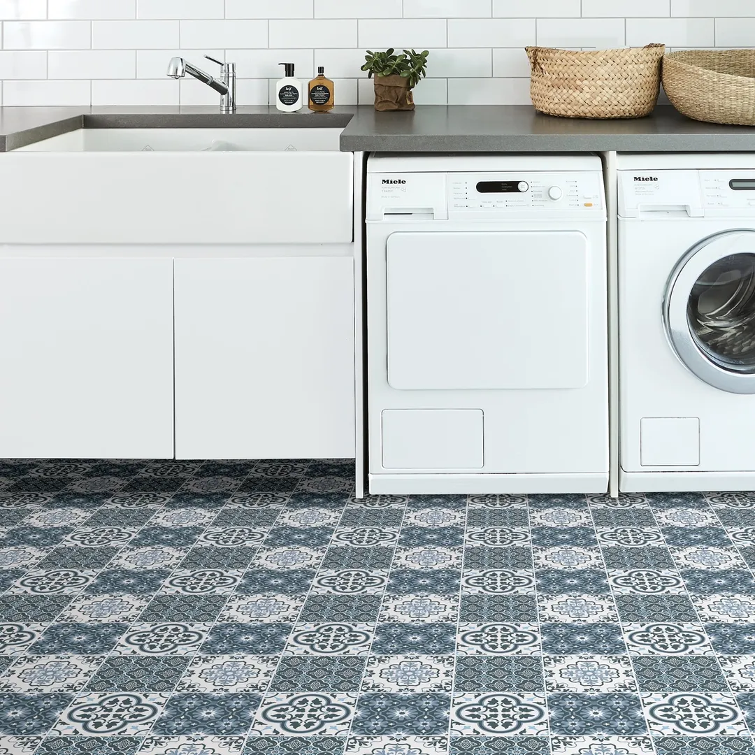 FloorPops Myriad Peel and Stick Floor Tiles, 12 in. x 12 in., 20 Tiles (20 sq. ft.), photo 2 of 3
