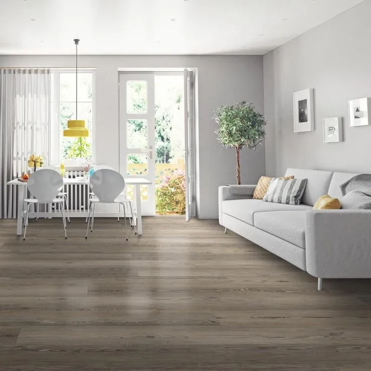 CALI Mute Step Long Shore Pine 6.5-mm x 7-in W x 48-in L Waterproof Interlocking Luxury Vinyl Plank Flooring (24.03-sq ft/case), photo 5 of 6