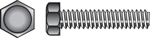 1/4 × 2-1/2 in Hex Tap Bolts (100)