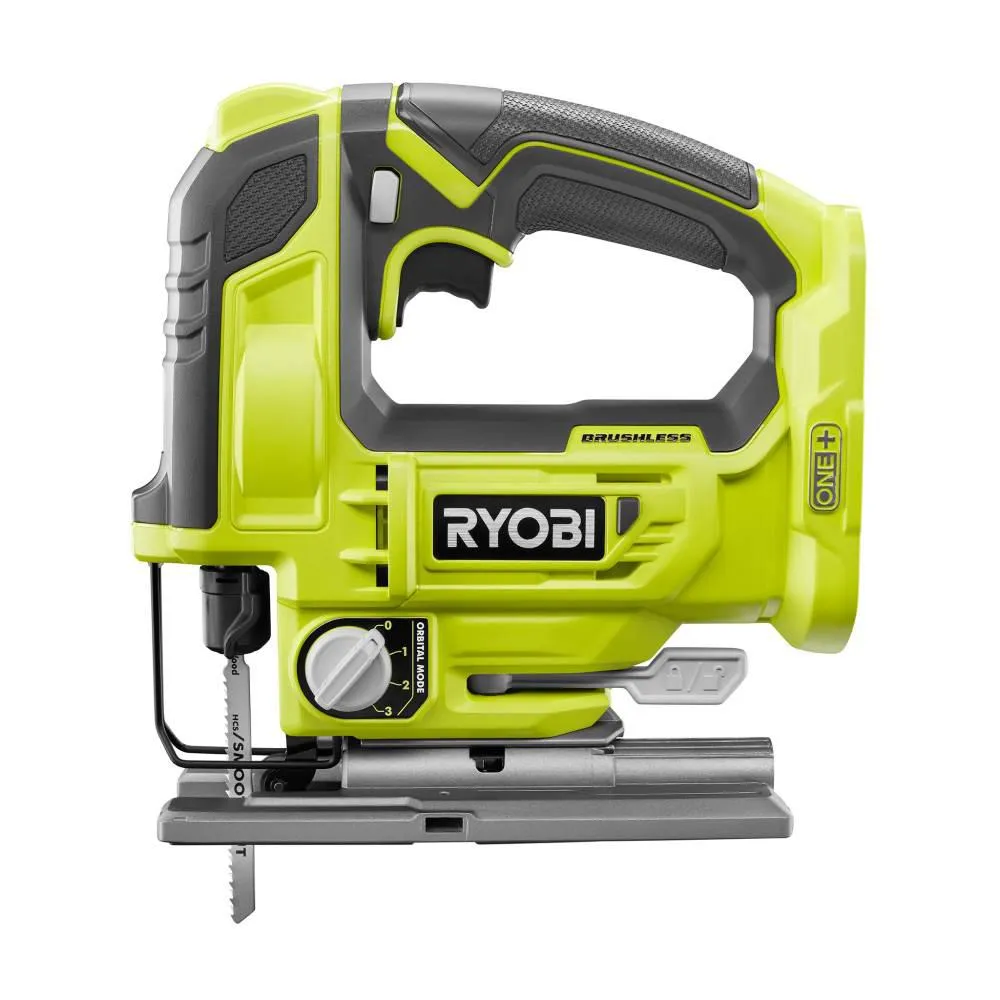 RYOBI 18-Volt ONE+ Cordless Brushless Jig Saw with 3.0 Ah LITHIUM+ HP Battery and 18-Volt Charger, photo 4 of 9