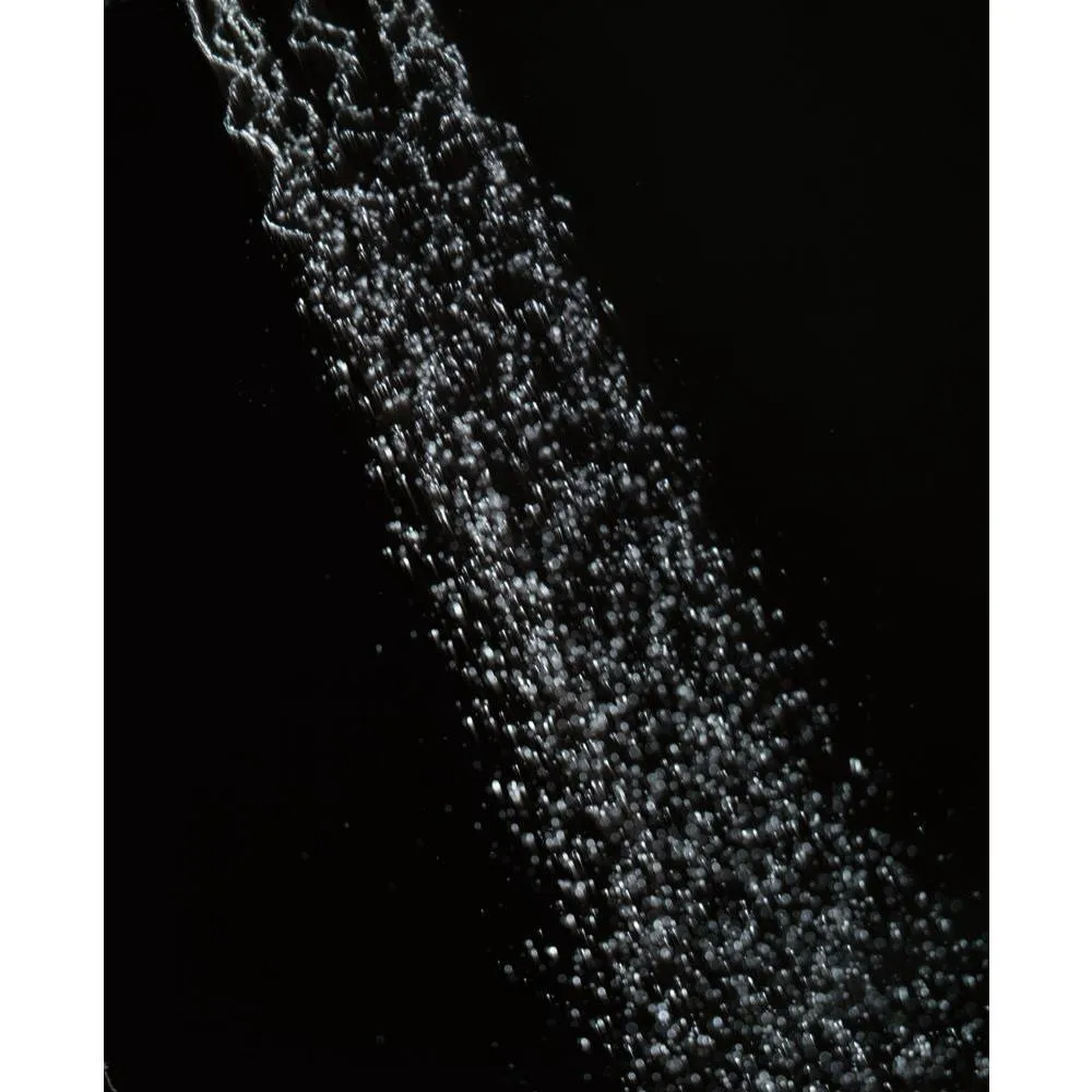 3-Spray 7.6 in. Single Wall Mount Fixed Rain H2Okinetic Shower Head in Matte Black, photo 4 of 11