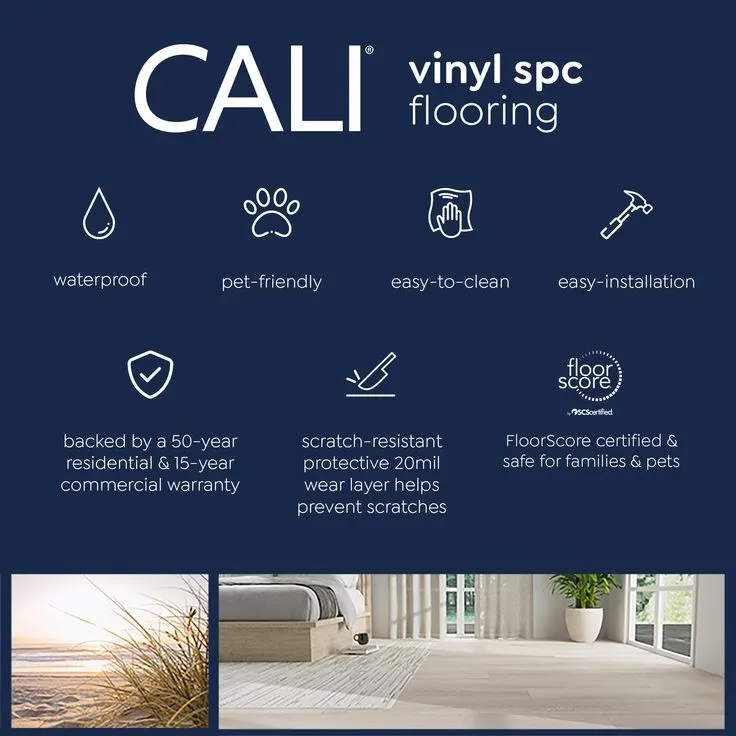 CALI Aqua Tough XL High Tide Elm 4.7-mm x 9-in W x 60-in L Waterproof Luxury Vinyl Plank Flooring (37.54-sq ft/case), photo 10 of 11