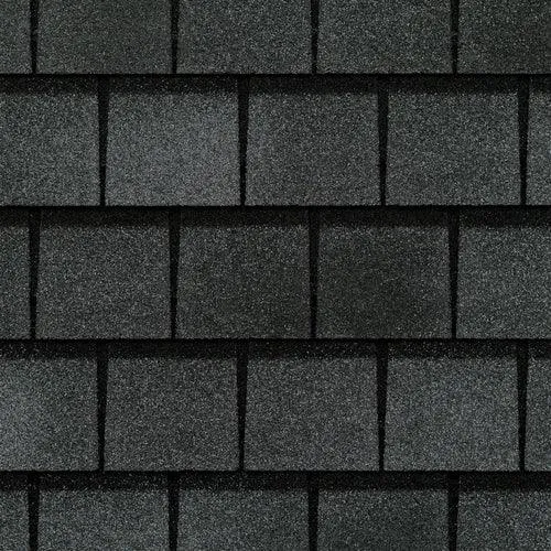 GAF Slateline 33.33-sq ft English Gray Architectural Roof Shingles, photo 4 of 7