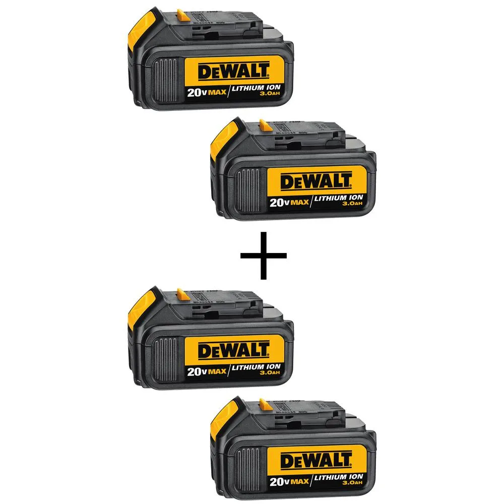 DEWALT 20-Volt MAX Premium Lithium-Ion 3.0Ah Battery Pack (2-Pack), photo 14 of 17