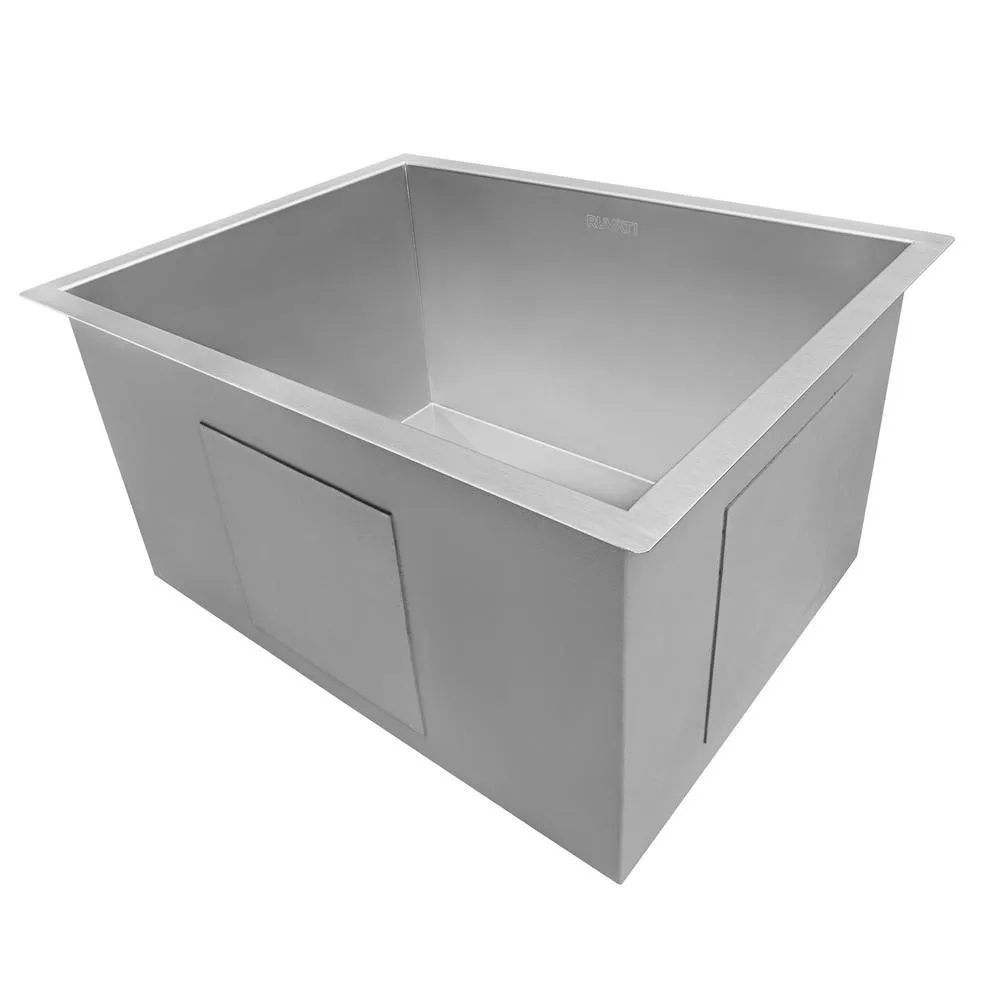 21 in. x 18 in. x 12 in. 16-Gauge Stainless Steel Undermount Deep-Laundry Utility Sink, photo 3 of 13