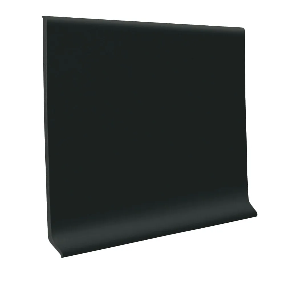 Flexco Black Dahlia 0.08-in T x 4-in W x 1440-in L Vinyl Wall Base, photo 2 of 8