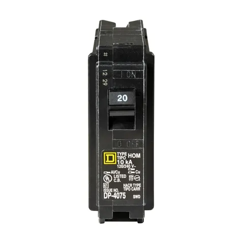 Homeline 20A Single-Pole Circuit Breaker