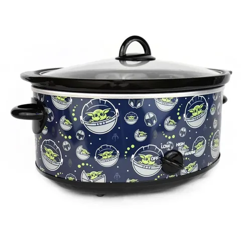 The Mandalorian 7 Qt Navy Blue Slow Cooker