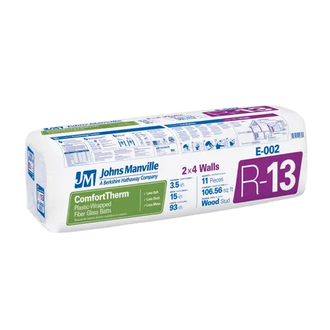 ComfortTherm R-13 Poly-Encapsulated Fiberglass Batt Insulation