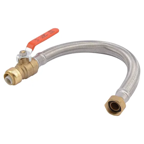 18-in SharkBite Push-to-Connect Braided Water Heater Connector