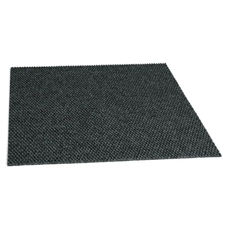 Foss Peel and Stick Hobnail Gunmetal Texture 18 in. x 18 in. Residential Carpet Tile (16 Tiles/Case), photo 8 of 11