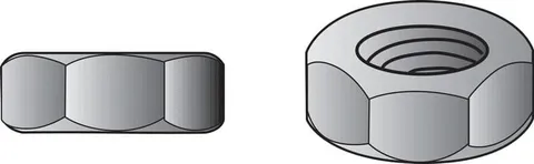 3/4 in. Zinc Dichromate Steel USS Hex Nut, Grade 8, 20-Pack