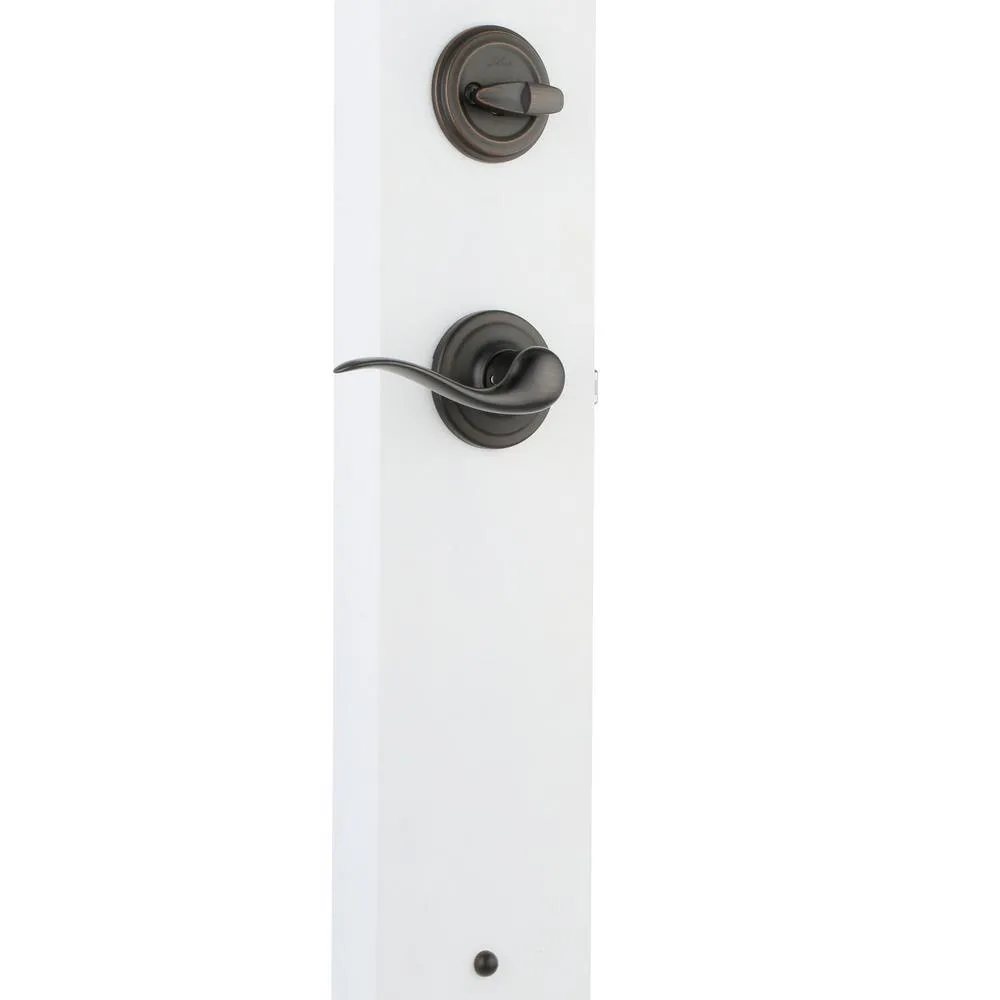 Arlington Venetian Bronze Single Cylinder Door Handleset with Tustin Door Lever Featuring SmartKey Security, photo 3 of 9
