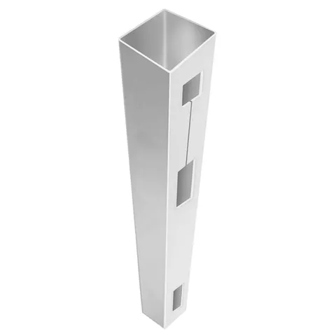 Conway Vinyl End Fence Post, 9-ft