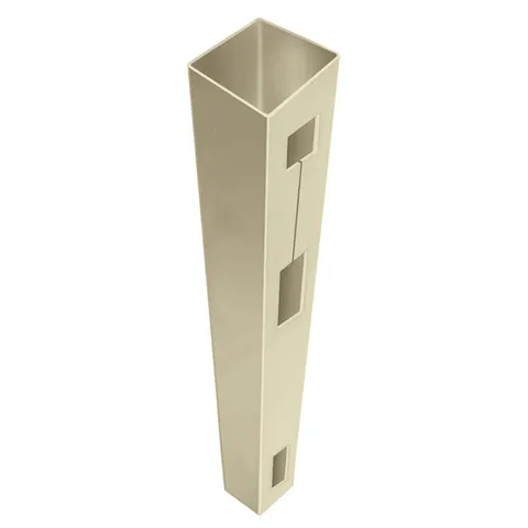 9-ft Sand Vinyl Corner Fence Post