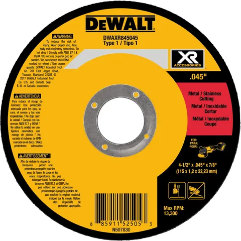 XR Ceramic 4.5-in 60-Grit Type 1 Grinding Wheel