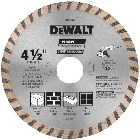 Diamond 4.5-in Grinding Wheel, DW4725