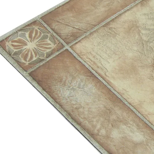 ACHIM Sterling Spanish Rose 12 in. x 12 in. Peel and Stick Vinyl Tile (20 sq. ft. / case), photo 2 of 5