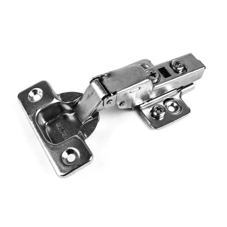 110-Degree 35 mm Half Overlay Soft Close Frameless Cabinet Hinges with Installation Screws (30-Pairs), photo 8 of 9