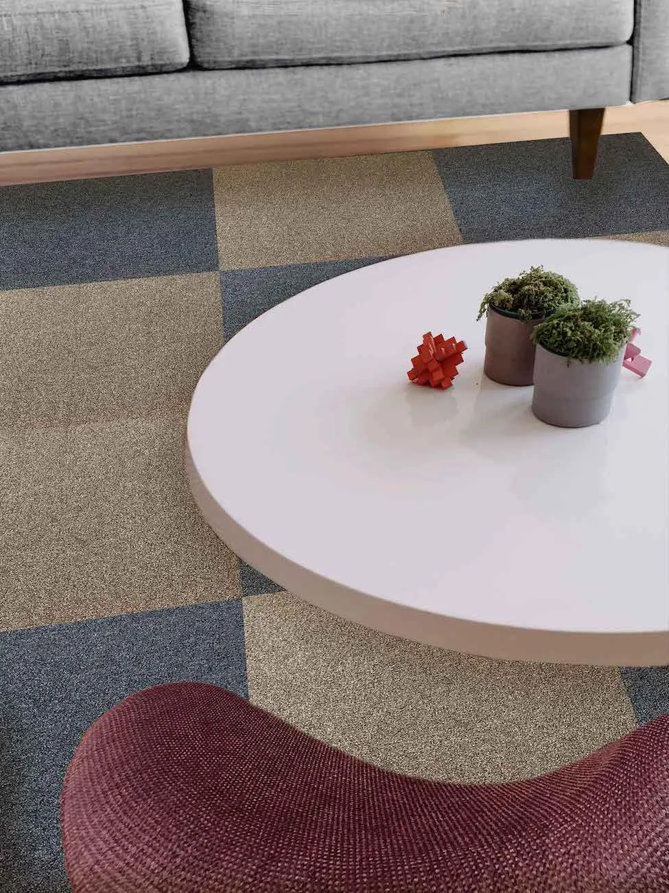 Design is Personal DIP Shade Carpet Tile Square 19.7 in. x 19.7 in. 16.2 sq ft/6 pack, photo 4 of 16