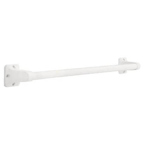 500 Series 24-in White Wall Mount ADA-Compliant Grab Bar