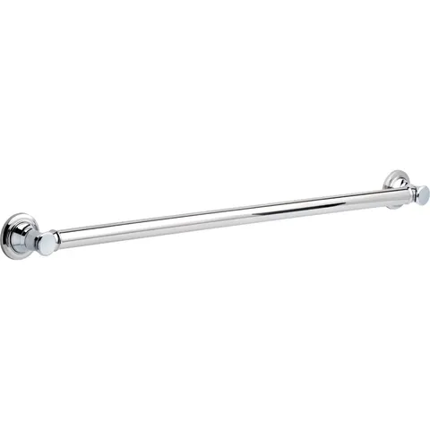 Traditional 36-in Polished Chrome Wall Mount ADA-Compliant Grab Bar