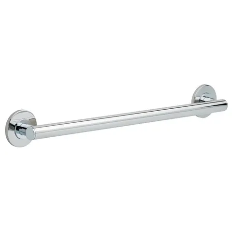 Contemporary 24-in Polished Chrome Wall Mount ADA-Compliant Grab Bar