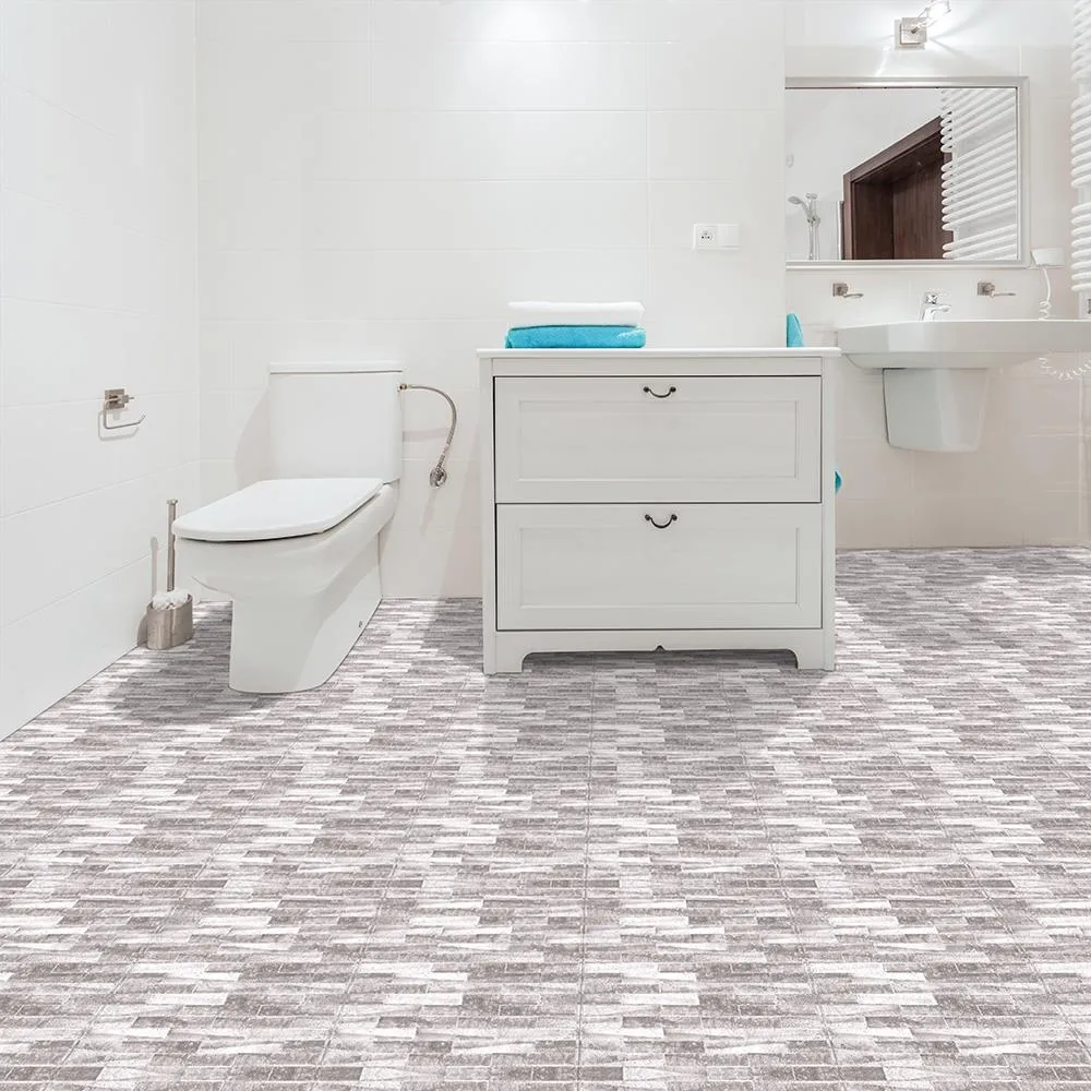 Perfection Floor Tile Master Mosaic Castle Stone/Satin 20-in x 20-in Water-Resistant Interlocking Luxury Flooring, 16.7-sq ft Carton, photo 2 of 4