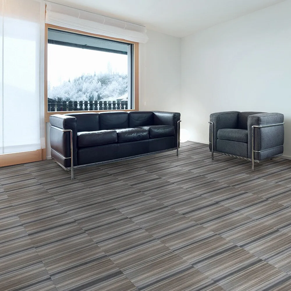 Perfection Floor Tile Stonecreek Collection Smokey Mountain/Satin 20-in x 20-in Water-Resistant Interlocking Luxury Flooring, 16.7-sq ft Carton, photo 2 of 4